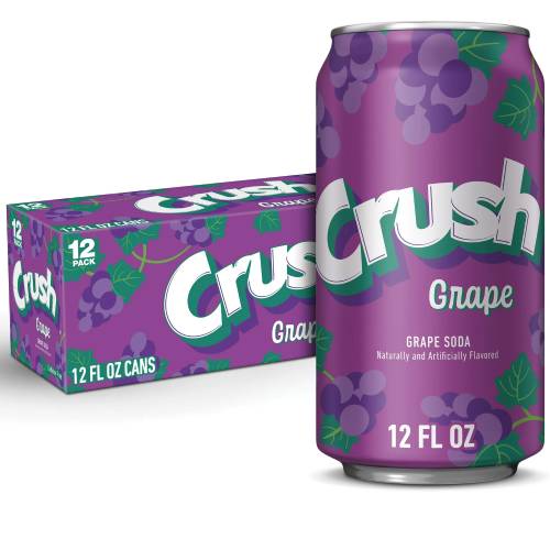 Crush Caffeine Free Grape Soda